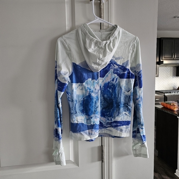 Free People Huddle Printed Hooded Layer Pullover - Picture 4 of 6